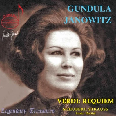 Gundula JanowitzKarl BohmOrchester der Deutschen Oper Berlin Gundula Janowitz, Vol.1: Verdi Requiem with Karajan, Lieder (Live)