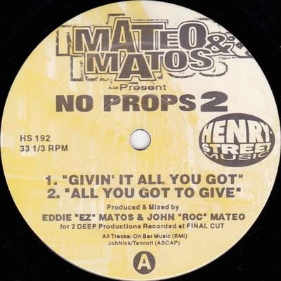 No Props 2 專輯 Mateo & Matos