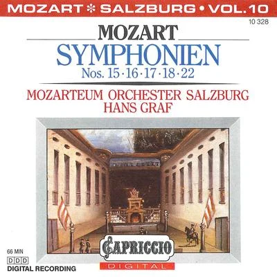 Robert McPhersonRoman TrekelHans GrafHouston Symphony MOZART, W.A.: Symphonies, Vol. 10 (Salzburg Mozarteum Orchestra, Graf) - Nos. 15, 16, 17, 18, 22