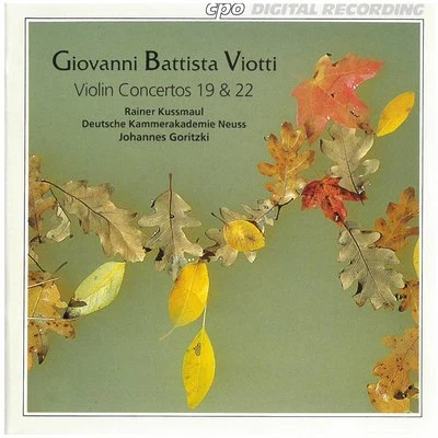 Viotti: Violin Concertos Nos. 19 & 22 專輯 Berliner Barock Solisten/Bernhard Forck/Rainer Kussmaul/Kristin von der Goltz