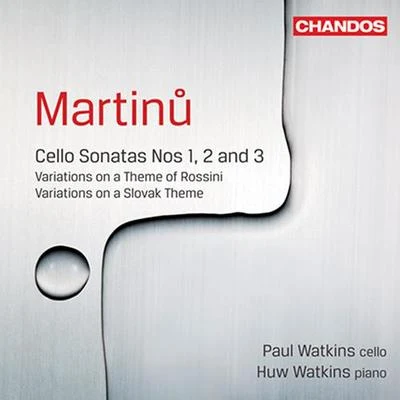 Paul WatkinsEnglish Chamber OrchestraPablo LunaTeresa BerganzaAntonio PasoJavier de BurgosEnrique García ÁlvarezCoro del Teatro Lírico MARTINU, B.: Cello Sonatas Nos. 1-3Variations (Paul Watkins, Huw Watkins)