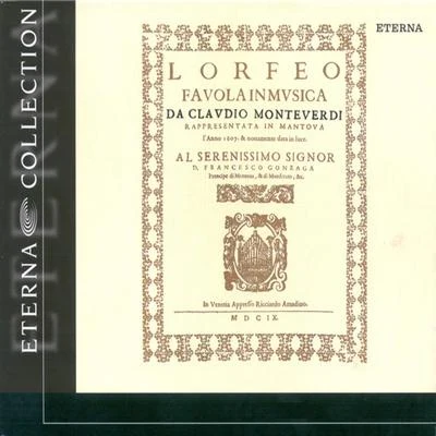 Monteverdi: Orfeo (Opera) 專輯 Jutta Vulpius/Helmut Koch/Gertraud Prenzlow/Peter Schreier/Rosemarie Ronisch