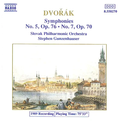 DVORAK: Symphonies Nos. 5 and 7 专辑 Slovak Philharmonic Orchestra/Adrian Leaper