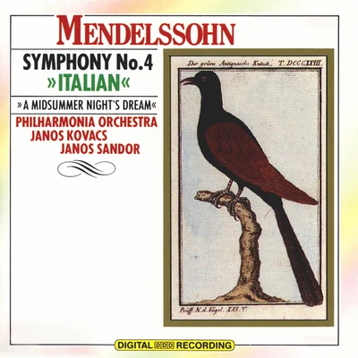 Mendelssohn: Symphony #4 - Midsummer Nights Dream 專輯 Philharmonia Orchestra London