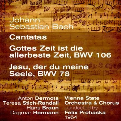 Johann Sebastian Bach : Cantatas ; Gottes Zeit ist die allerbeste Zeit, BWV 106Jesu, der du meine Seele, BWV 78 (1954) 專輯 Anton Dermota