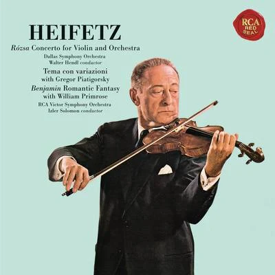 The RCA Victor Symphony OrchestraJascha HeifetzFritz Reiner布拉姆斯 Rózsa: Violin Concerto, Op. 24 & Sinfonia concertante, Op. 29 - Benjamin: Romantic Fantasy - Heifetz Remastered