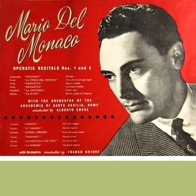 Mario Del Monaco/orchestra of l ACCA的Mia地Santa Cecilia Mario Del Monaco Operatic Recital