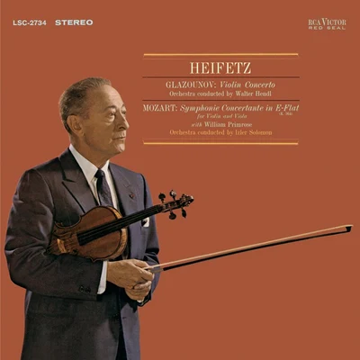 Glazunov: Violin Concerto in A Minor, Op. 82 , Mozart: Sinfonia concertante, K.364 in E-Flat 专辑 Orchestre Philharmonique des Pays Bas/Jascha Heifetz