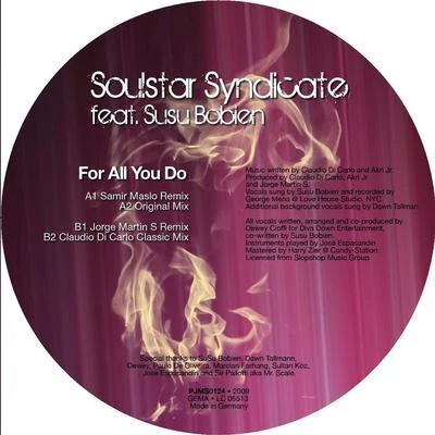 For All You Do 專輯 SoulStar Syndicate/Michelle Weeks