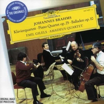 Elena GilelsEmil GilelsKarl BohmWiener Philharmoniker Brahms Piano Quartet Op 25 & Ballades Op.10