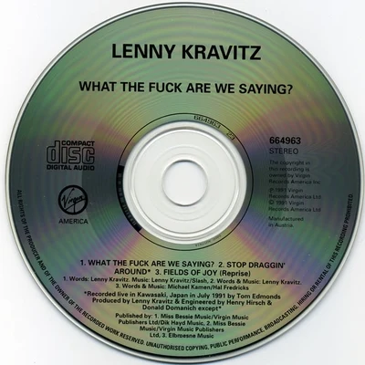 What The **** Are We Saying? 專輯 Lenny Kravitz/Lionel Richie/Daniel Bedingfield