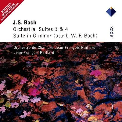 Bach, JS : Orchestral Suites Nos 3, 4 & Suite in G minor-Apex 專輯 Orchestre de Chambre Jean-François Paillard