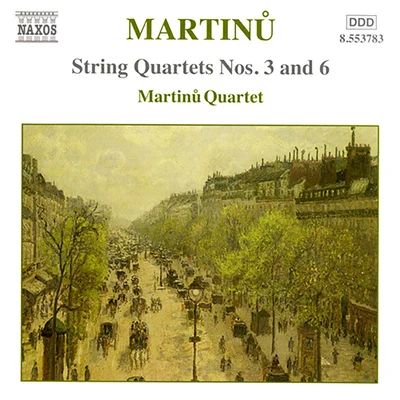 MARTINU: String Quartets Nos. 3 and 6 专辑 Soli Chamber Ensemble/Martinu Quartet