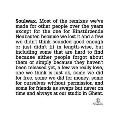 Most of the Remixes 专辑 Soulwax/Quintino & Blasterjaxx