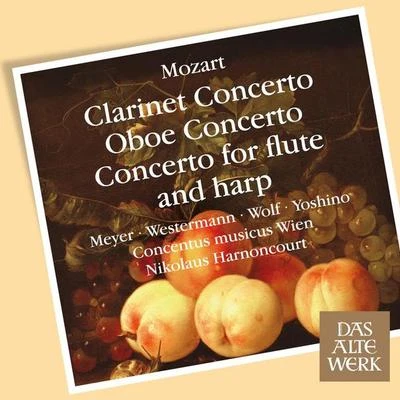 Mozart : clarinet concerto, oboe concerto concerto for flute and harp (DA W 50) 專輯 Concentus Musicus Wien