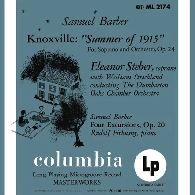 Barber: Knoxville-Summer of 1915, Op. 24 & Four Excursions, Op. 20 - Hanson: Piano Concerto in G Major, Op. 36 (Remastered) 專輯 Rudolf Firkušný