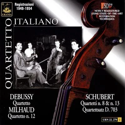 quartet to Italian op lays Schubert, Debussy Milhaud 專輯 Quartetto Italiano