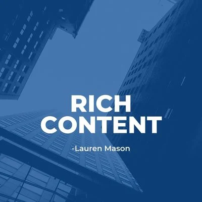 Rich Content 專輯 Lauren Mason