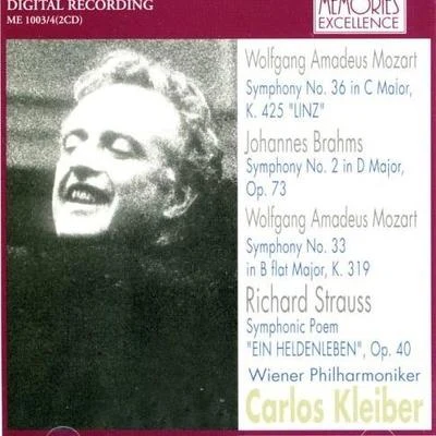 Mozart: Symphony 33 & 36Brahms: Symphony 2Strauss: Ein Heldenleben, Op.40 專輯 Carlos Kleiber