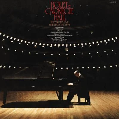 Jorge Bolet at Carnegie Hall, New York City, February 25, 1974 (Remastered) 專輯 Jorge Bolet