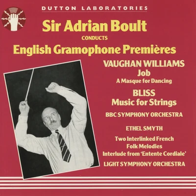 Sir Adrian Boult Conducts English Gramophone Premieres 專輯 The Philharmonic Promenade Orchestra Of London/Sir Adrian Boult