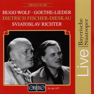 Orchestre du Théatre National de PragueDietrich Fischer-DieskauKarl Bohm WOLF, H.: Gedichte von J.W. v. Goethe (excerpts) (Fischer-Dieskau, S. Richter)