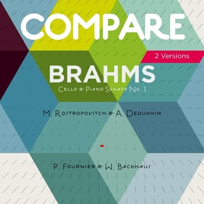 Brahms: Cello & Piano Sonata No. 1, Mtislav Rostropovitch and Alexander Dedukhin vs. Pierre Fournier and Wilhelm Backhaus 专辑 Pierre Fournier