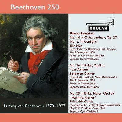 Beethoven 250 Piano Sonatas Nos. 14,26 and 29 專輯 Vienna Philharmonic/Friedrich Gulda/Karl Bohm