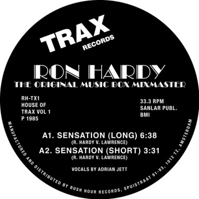 Sensation 专辑 Ron Hardy