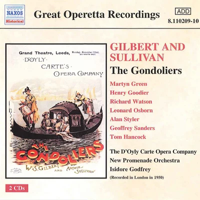 SULLIVAN: Gondoliers (The) (DOyly Carte) (1950) 專輯 Isidore Godfrey