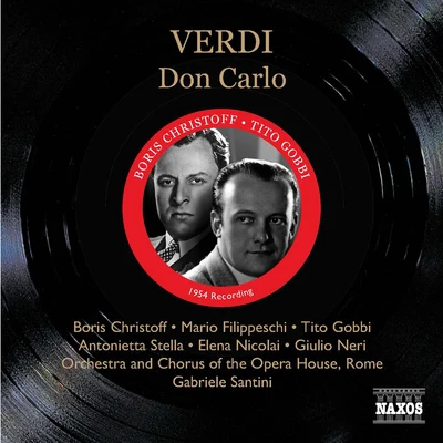 Gabriele Santini VERDI: Don Carlo (Christoff, Filippeschi, Gobbi) (1954)