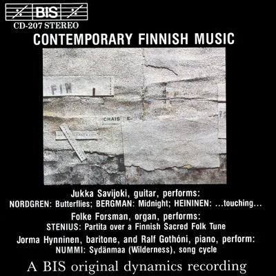 CONTEMPORARY FINNISH MUSIC 專輯 Ilari Angervo/Marko Ylonen/Jan Söderblom/Ralf Gothóni/Jorma Hynninen