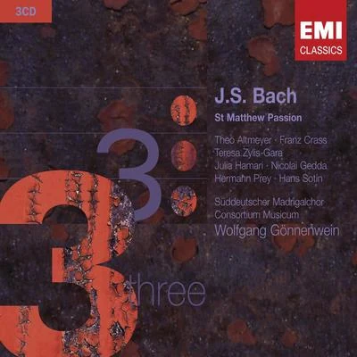 Bach: St. Matthew Passion 專輯 Franz Crass/Teresa Zylis-Gara/Süddeutscher Madrigalchor/Hermann Prey/Julia Hamari