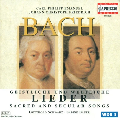 BACH, C.P.E.: Geistliche GesangeGellerts Geistliche Oden und LiederBACH, J.C.F.: Musikalisches VierlerleyMunters Geistlich Lieder (Schwarz) 专辑 Dresden Chamber Choir/Elisabeth Scholl/La Stagione Frankfurt/Gotthold Schwarz/Michael Schneider