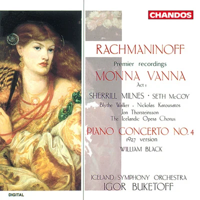 RACHMANINOV, S.: Monna VannaPiano Concerto No. 4 (Black, Iceland Symphony, Buketoff) 專輯 William Black/AMIDY