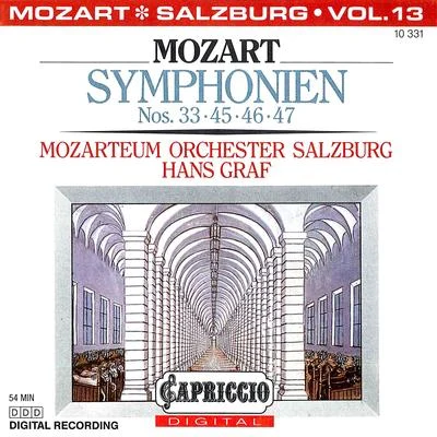 Hans Graf MOZART, W.A.: Symphonies, Vol. 13 (Salzburg Mozarteum Orchestra, Graf) - Nos. 33, 45, 46, 47