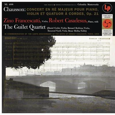 cha US son: concerto for violin, piano and string quartet, op. 21 專輯 Robert Casadesus