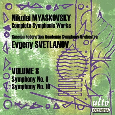 Myaskovsky: Complete Symphonies, Volume 8 – Symphonies Nos. 8 and 10 - Svetlanov 專輯 USSR Symphony Orchestra