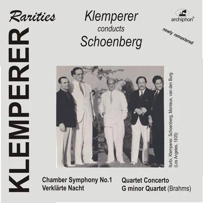 SCHOENBERG, A.: Orchestral Music (Concertgebouw Orchestra, Klemperer) (1938-1969) 專輯 Franz Crass/Otto Klemperer/Walter Berry/Mirella Freni/Claire Watson