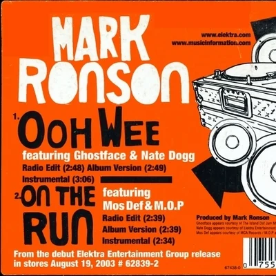 Ooh WeeOn the Run 專輯 Mark Ronson