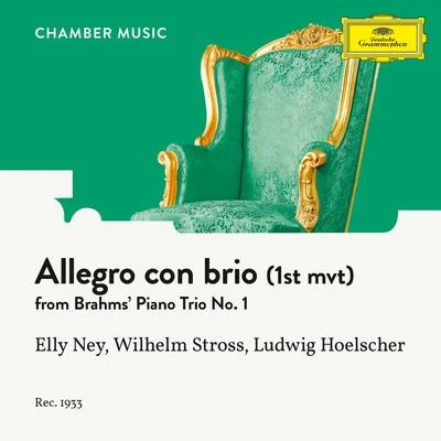 Brahms: Piano Trio No. 1 In B, Op. 8: I. Allegro con brio 專輯 Gerhard Taschner/Ludwig Hoelscher/Walter Gieseking