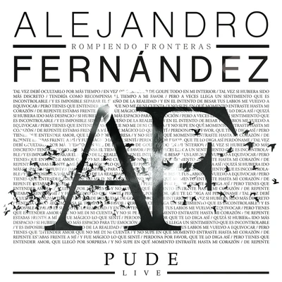 Pude (Live) 專輯 Alejandro Fernández