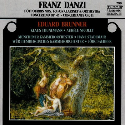 DANZI, F.: Potpourris Nos. 1-3Sinfonias Concertantes (Brunner, Nicolet, Thunemann, Stadlmair, Faerber) 專輯 Eduard Brunner