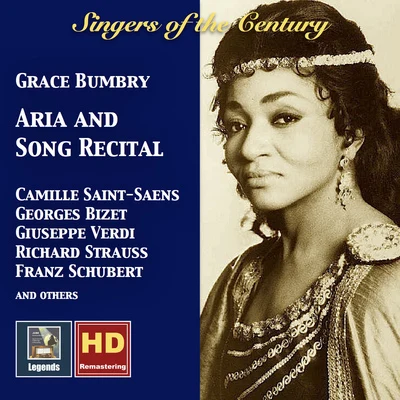 SINGERS OF THE CENTURY - Grace Bumbry: Aria and Song Recital (1962) 專輯 Grace Bumbry