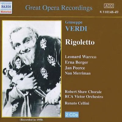 VERDI: Rigoletto (Warren, Berger) (1950) 專輯 Erna Berger