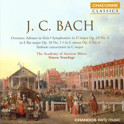 BACH, J.C.: Symphonies in D Major E-Flat MajorG MinorG Major 专辑 Collegium Musicum 90/Micaela Comberti/Simon Standage/Rachel Brown/Jane Coe