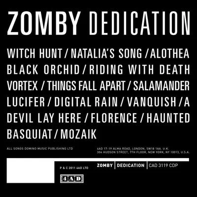 Dedication 專輯 Zomby/Wiley