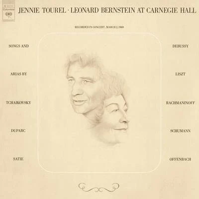 Leonard BernsteinWiener Philharmoniker Jennie Tourel & Leonard Bernstein at Carnegie Hall