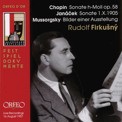 Chopin, Janáček & Mussorgsky: Works for Piano (Live) 專輯 Rudolf Firkušný