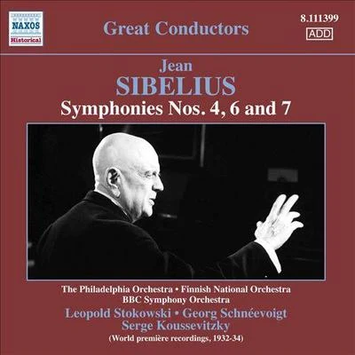 Sibelius: Symphonies no.4, 6 and 7 專輯 Sergey Koussevitzky